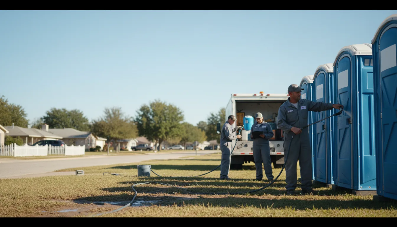 Long-Term Portable Toilet Rental in Garvin, OK near me